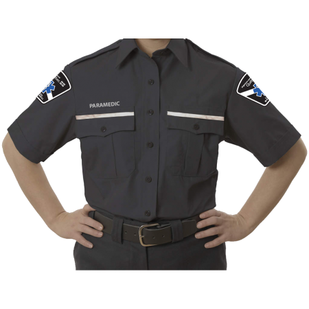 CHEMISE PARAMÉDIC FEMME, MANCHES COURTES